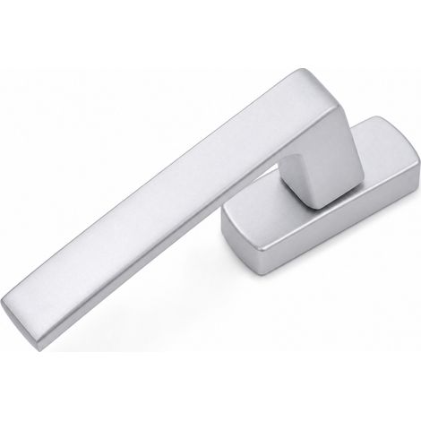 Poignée de Fenêtre Aluminium Nano Argent 160 mm pour Battant (1/5)
