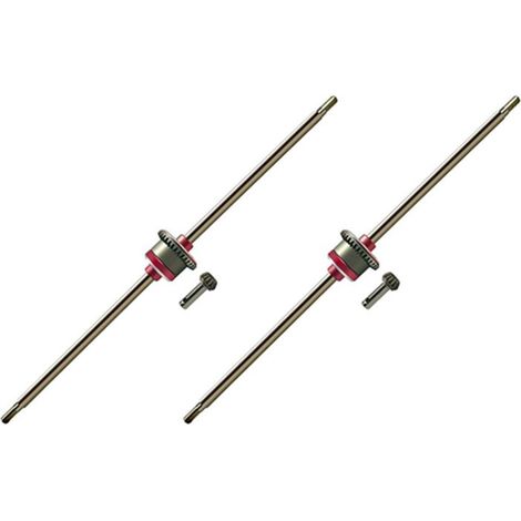 Dos piezas metálicas de mejora del diferencial trasero para coches RC Flyover FY01 FY02 FY03 FY04 FY05 FY06 FY07 FY08 a escala 1/12