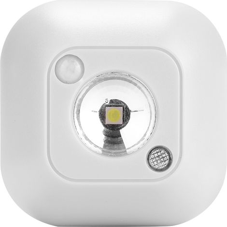 Lampe De Nuit LED - Capteur De Mouvement Et Lumière - Éclairage Intérieur Pour Placard Couloir Chambre - Blanc - 1 Pièce (1/5)