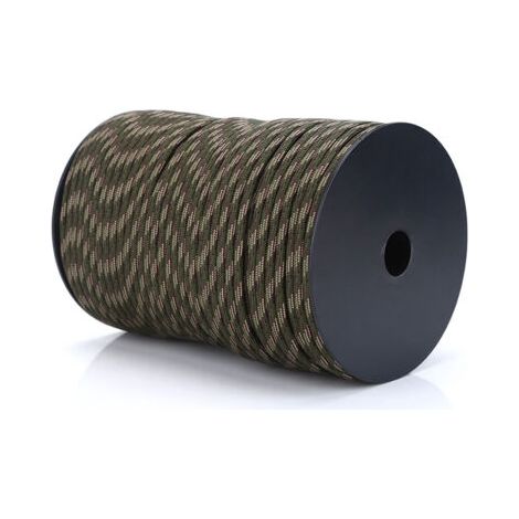 550 Réfléchissant Paracord Parachute Cordon Longe 9 Strand Core 100m (Jungle Camouflage) (1/5)