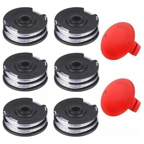 BUNTHAUS Bobines de rechange pour tondeuses à gazon, accessoires pour tondeuses à gazon BOSCH, bobines de rechange Ø1,65 mm et 6,1 m pour les modèles : ART 30-36 Ll, AdvancedGrassCut36, ART 24, ART 27 (1/4)