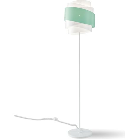 Piantana Moderna Bea Polilux ® Verde Pastello E Metallo 1 Luce E27 (1/2)