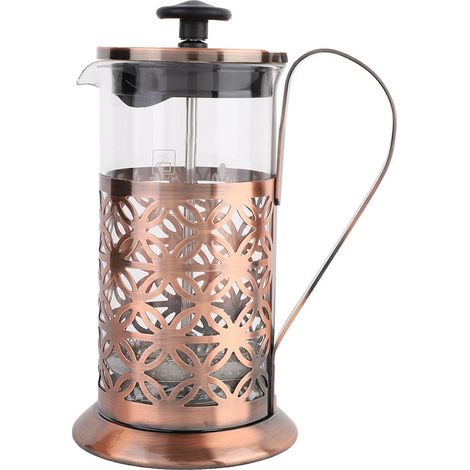 Cafetière À Pression - Filtre En Acier Inoxydable - 350 Ml - Pour Café Et Thé - 1 Pièce (1/5)