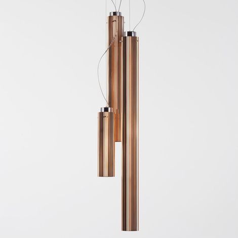 Lampe à suspension KARTELL 80 x 600 mm cuivre LAUFEN
