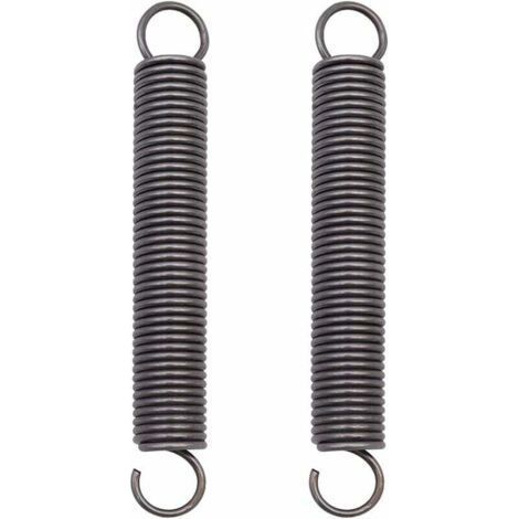 Polished stainless steel bending spring – Double hook – Diameter 2 mm, length 150 mm – Corrosion resistance (1/5)