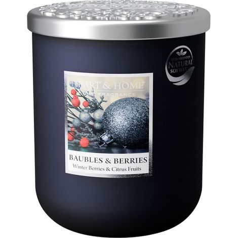 Grande bougie boules enchantées