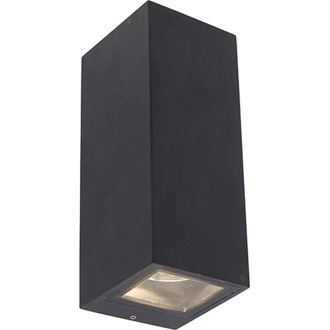 Moderne Wandleuchte schwarz GU10 AR70 IP54 - Baleno II