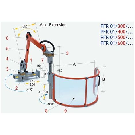 Protection de fraise PFR 01/300 OPTIMUM 3301300