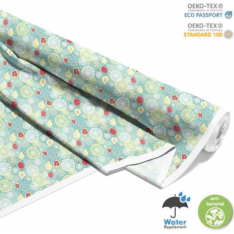Outdoor dekostoffe oxford - Motiv Zitronenscheiben (1/5)