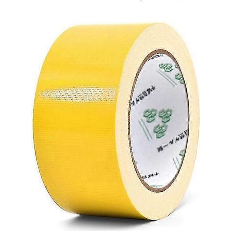 Rouleau de ruban adhésif toilé imperméable de 10 m x 45 mm pour réparations et loisirs créatifs, rouge/noir/bleu/marron/vert/jaune argenté (1/5)