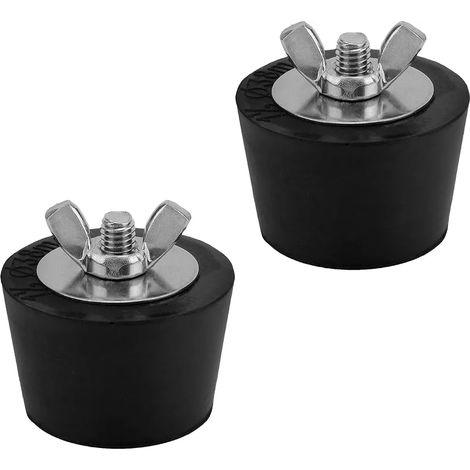 2pcs Bouchons d Hivernage de Piscine Bouchon Conique en Caoutchouc 38mm pour Buse Rejet Piscine Enterrée et Hors Sol Bouchon d (1/5)