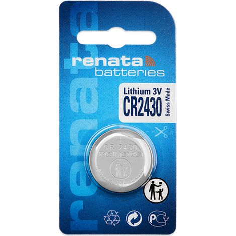 Renata Knopfzelle CR2430 3 V 1 St. 285 mAh Lithium (1/4)