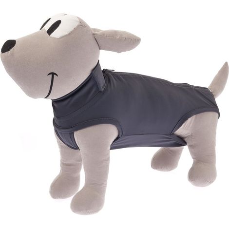 lunghezza 20 cm: Tutina antibatterica post operatoria per cani e gatti in tessuto superelastico con cerniera e strappo LINEA POST-OP (1/5)