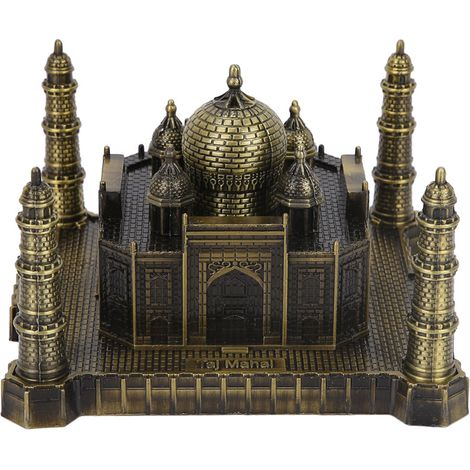 Metallmodell des Taj Mahal – Dekoration für Büro und Zuhause – Berühmtes Monument (1/5)