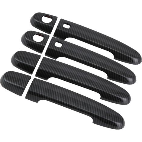 Poignée de Porte Extérieure Kit Complet Carbon Fiber Decor pour Prius 20 2005‑2010