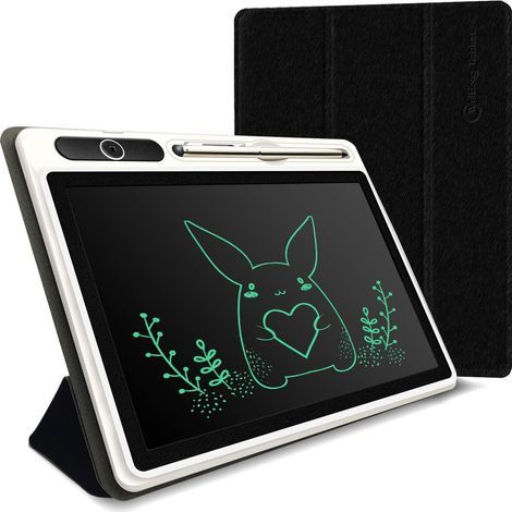 LCD-Schreibtafel, 10 Zoll Digital Ewriter elektronisches Grafiktablett tragbar, Handschrift-Pad mit Memory Lock-Schutzhülle für Kids Home School Office (1/5)