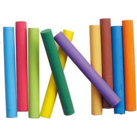 Craie Grasse - 80 x 9 mm - Anti Poussière - Pour Intérieur Et Extérieur - Boîte De 100 Unités (1/3)