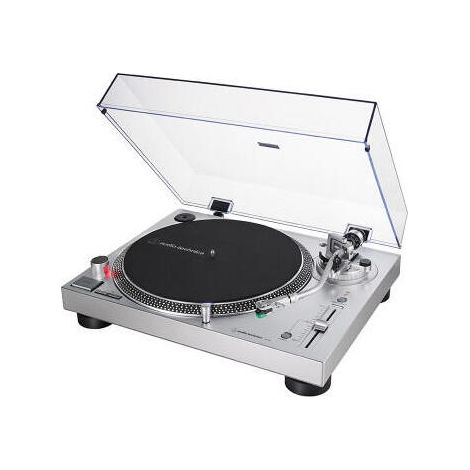 Audio-Technica AT-LP120X Tocadiscos de tracción directa Plata (1/4)