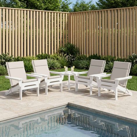 vidaXL 6-Piece High Back Chair Cushions GEMERT 6 pcs 100% Polyester (1/5)