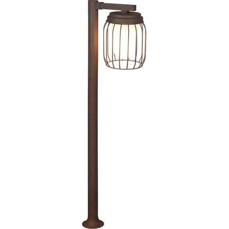 LÚZETE - LAMPADAIRE D'ALUMINIUM FONTE ROUILLE E27 IP44 ZINGIBER (1/5)