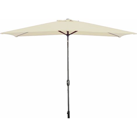 Marbueno Sonnenschirm Beige 200 x 300 cm Polyester Stahl