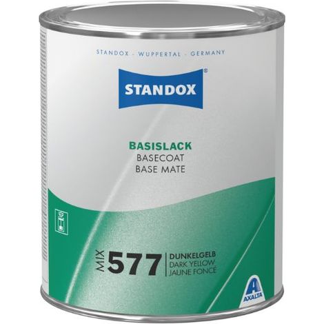 Standox MIX 577 BASE OPAQUE STANDOCRYL BASELACK Jaune foncé LT 1