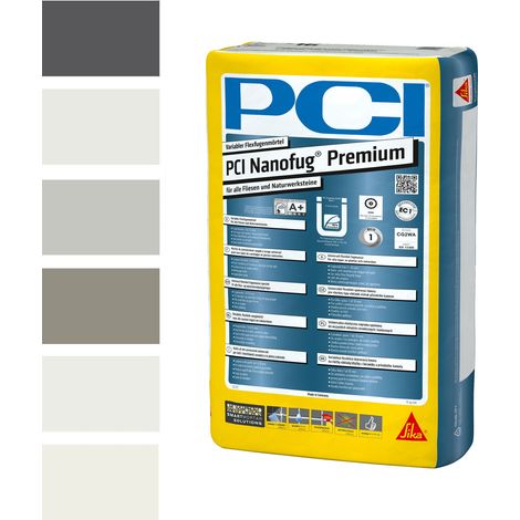 PCI Nanofug Premium 15kg Flexfugenmörtel Nr. 22 sandgrau