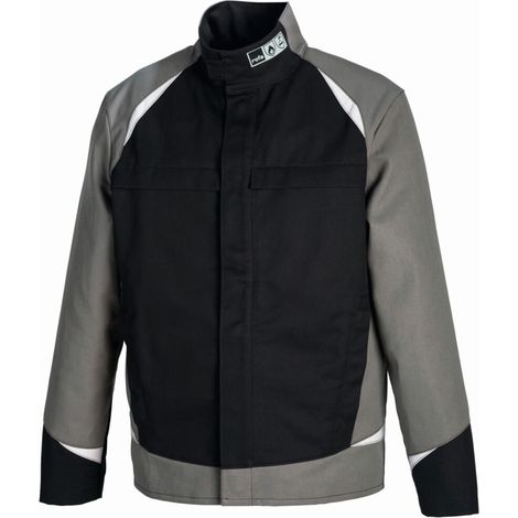 ROFA Schweißerschutz-Bundjacke Splash, dunkelanthrazit / grau, Konfektionsgröße DE: 102