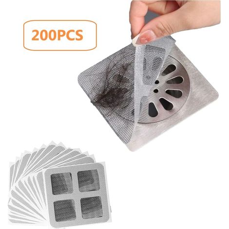 200pcs Disposable Shower Drain Stickers and Shower Drain Stickers (1/5)