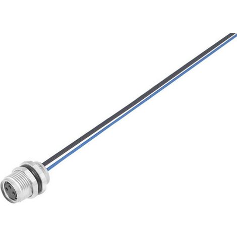 Conector Binder M8 negro compacto para sensores