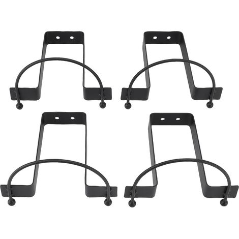 Carbon Steel Wall Mounted Cowboy Hat Rack with Rustic Half-Round Horseshoe Design, for Displaying Hats, Scarves and Reins (1/5)