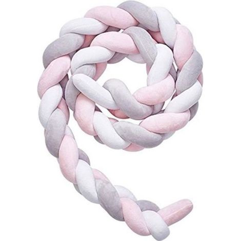 Tour de lit - Serpent Coussin - Pare-chocs Velours - 300cm (1/2)