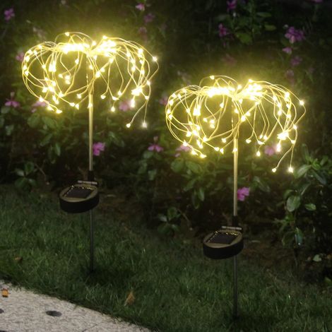 Éclairage de luciole Solaire LED pissenlit String, lumière de patio de palette extérieure (1/5)