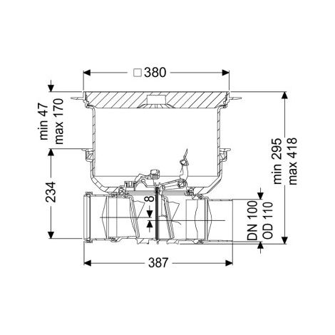 KESSEL 730100.10S clapet anti-refoulement Staufix
