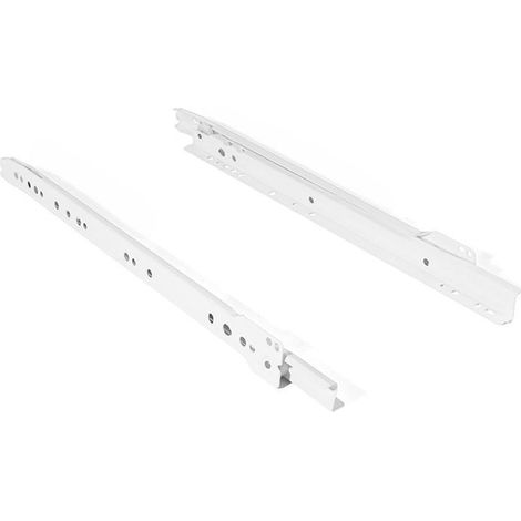 guía rodemuss caida gris blanco / gris largo guia largo 450mm acabado blanco (juego 100)