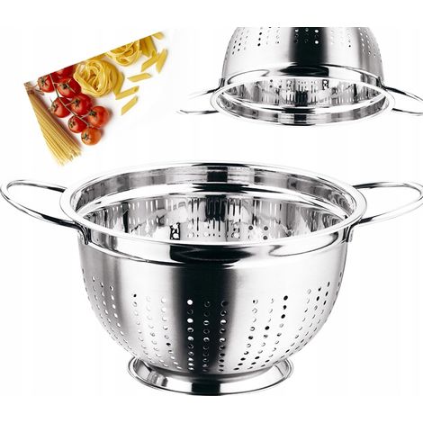 Colador de pasta Ambition de acero inoxidable de 22 cm