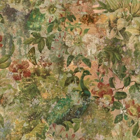 Holden Décor Vintage Peacock Wallpaper Statement Feature Wall (1/3)