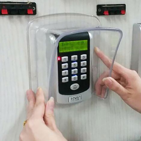 Protection anti-pluie universelle pour sonnette Wi-Fi, étanche et transparente, taille unique.-AquaForge