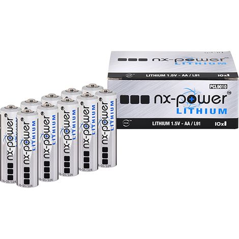 NX - Pile lithium AA - L91 Nx-Power Lithium 1.5V 2800mAh (1/3)