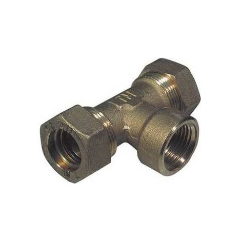 RACCORD EN T  JOINT TORIQUE FEMELLE TIEMME Dimensions : 1/2 x 14