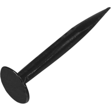 Uñas Tex, micro uñas tex, paquete de 300, 9 mm, negras, cabeza plana, Vorstahl (1/5)
