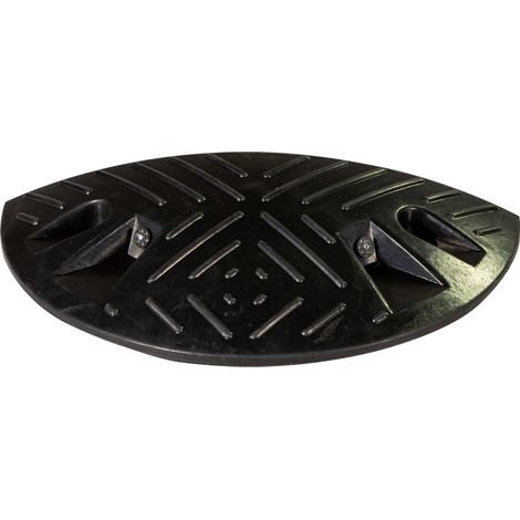 Module 1/2 rond de ralentisseur noir - BUMP H 50mm - 8005030 (1/4)