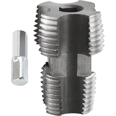 Outil de Filetage PVC pour Perceuse Électrique Kit de Filetage pour Tuyaux D’Eau 4/6 MM Dispositif Léger et Ergonomique pour Tuyaux Ppr Usage Polyvalent Camping-Car et (1/5)