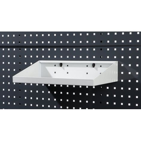 eurokraft pro, Tablette, gris clair, l x p 450 x 170 mm