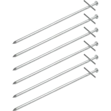 Rock peg 23cm metal with weldon crosspin 6 pieces in polybag (1/5)