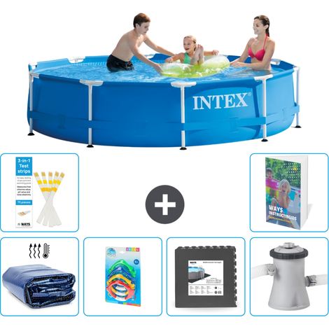 Frame Pool Rund - 305x76 cm - 7-teilig S3