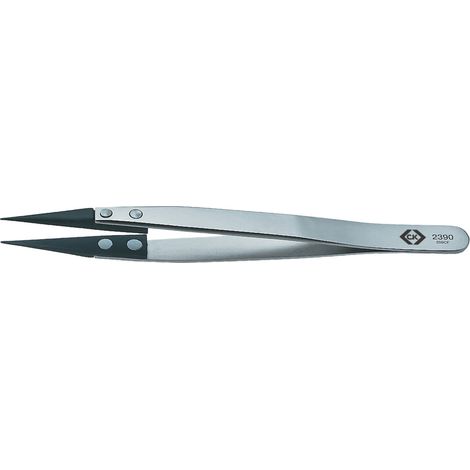 C.K T2390 Bestückungspinzette 249CF Spitz, fein 130 mm