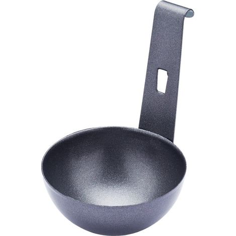 KC BLUE Supporto per cuociuova de, Acciaio inox, Argento, 10x7,3x17,5 cm