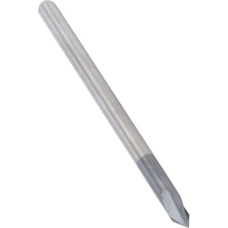 Fasenfräser, 3 Schneiden, 60°-Fräser, Wolframstahl, CNC-Fräs- und Polierfräser, D3 x 60° x 50L (1/5)