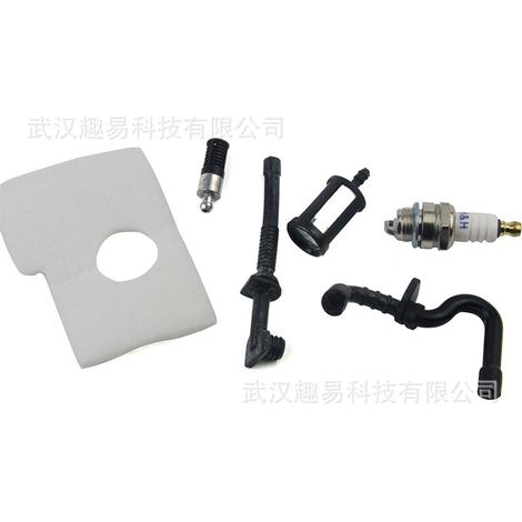 Kit de durite + filtre + bougie pour tronçonneuse Stihl MS180 (1/5)